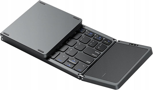 High-End Ultra-Portable Foldable Bluetooth Keyboard with Touchpad